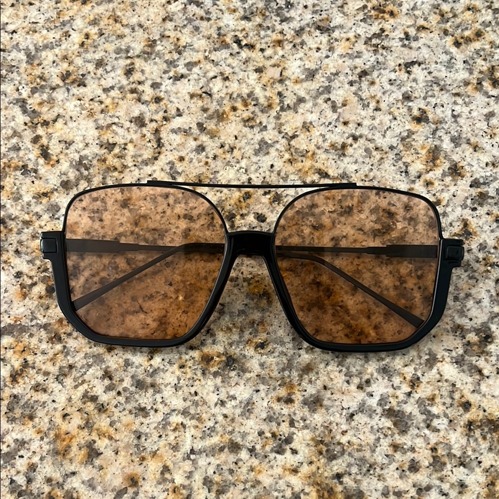 Stylish Black and Brown Sunglasses